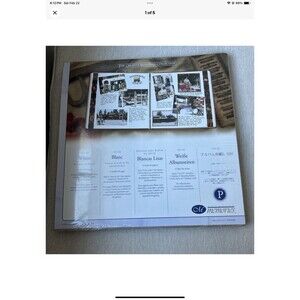 Creative Memories 12x12  White Pocket Scrapbook Refill Pages 15/30 Sheet Sealed